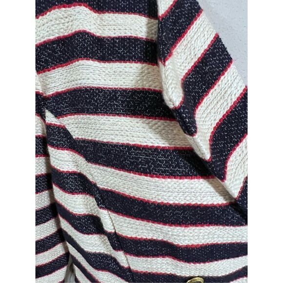 CAbi New Nautical Jacket Cruise Blazer Double Breasted Size 10 - Picture 2 of 6